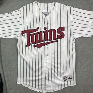 Vtg Minnesota Twins Jacque JONES #11 MLB‎ Baseball Jersey Mens Majestic Mens M